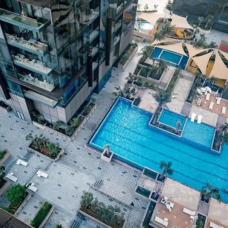 Higuests - Unique Studio With Stunning Panoramic Marina Views Dubai Exterior photo
